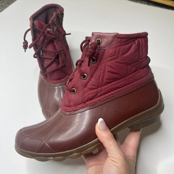sperry rubber duck boots